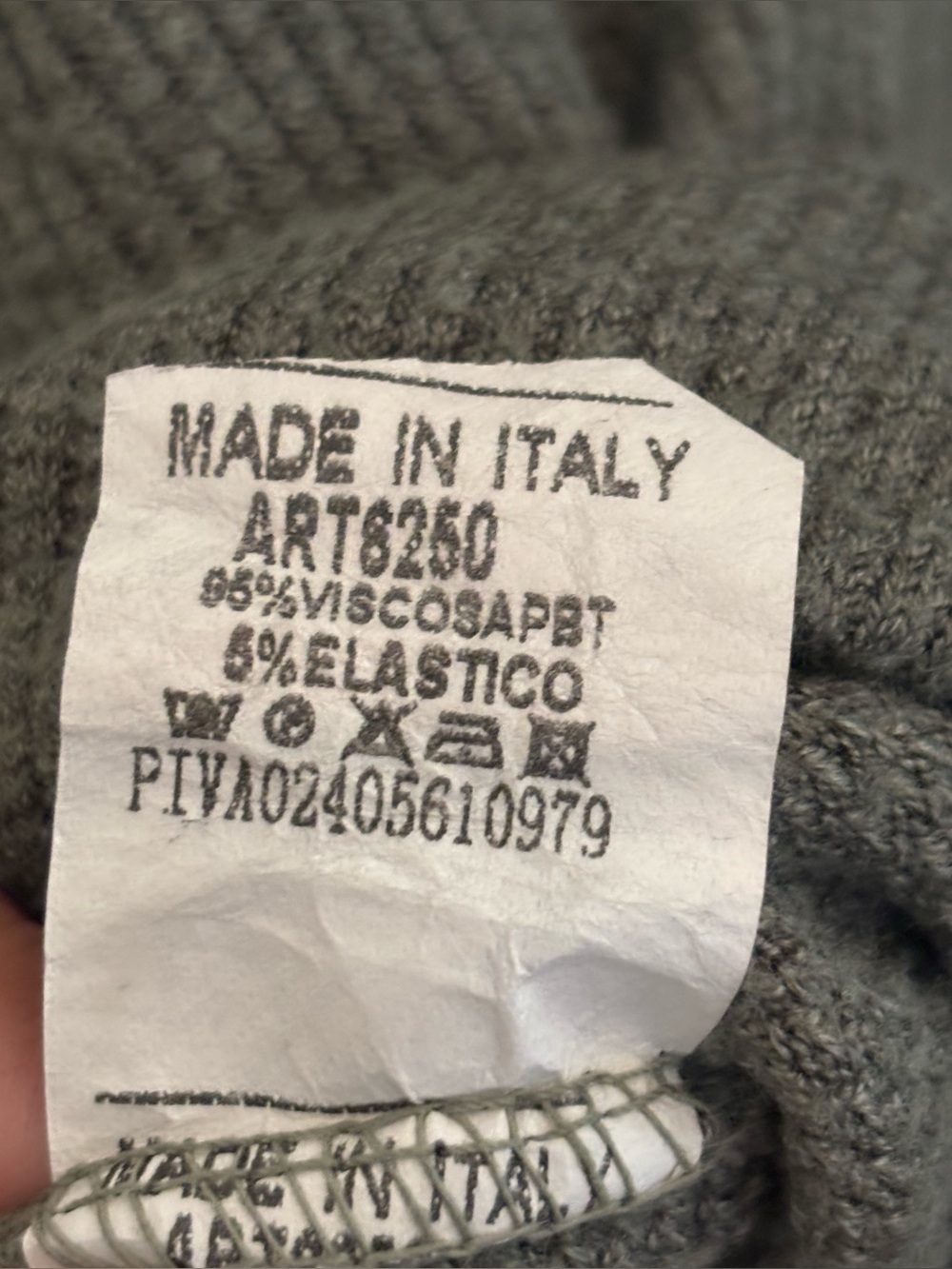 Venti 6 Made in Italy Star Sequin Embellished Top Sweater Shirt Oversized Hi Low - Picture 8 of 8